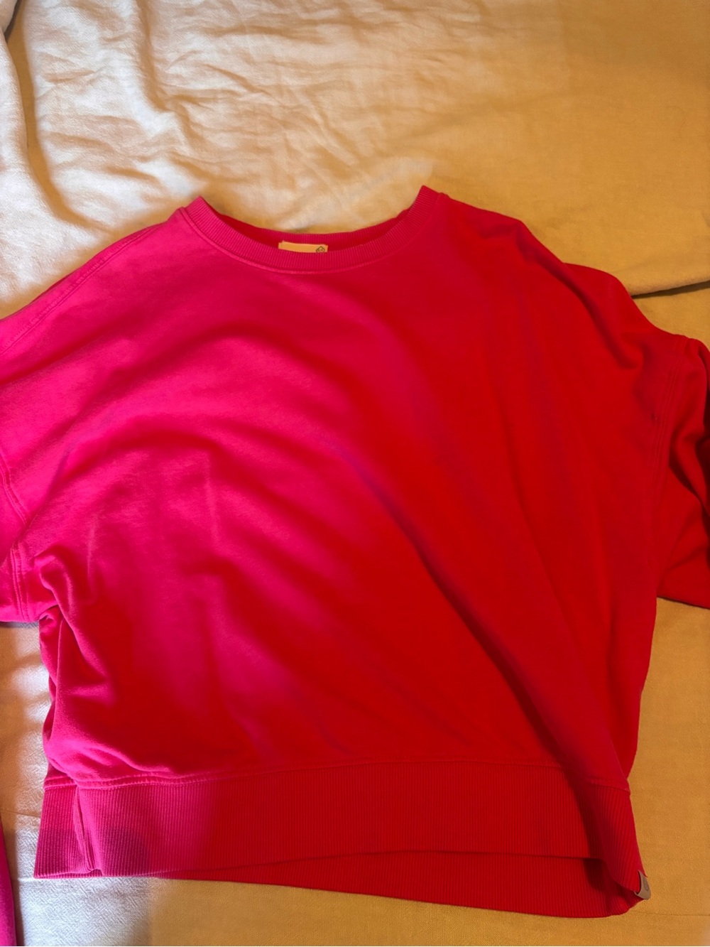 Bright Pink TASC crewneck
